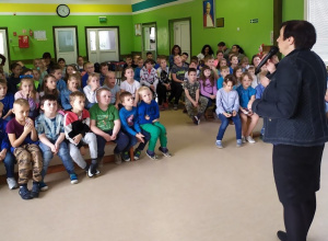 Spotkanie z autorką książek dla dzieci panią Renatą Piątkowską