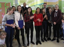 Przedstawienie Samorządu Uczniowskiego oraz podsumowanie konkursu "Zachowaj trzeźwy umysł"