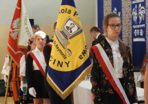 Poczet Sztandarowy naszej szkoły.