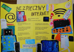 Plakat wykonany przez uczniów.