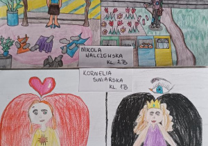 Nikola Walczewska, Kornelia Siniarska - prace plastyczne.