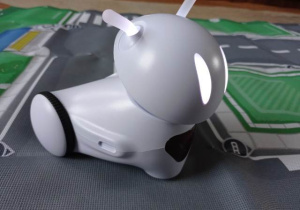 Robot Photon na zajęciach matematyki.