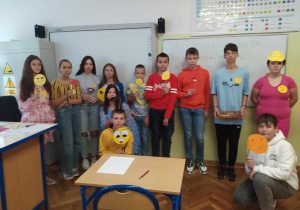Zabawna maska - klasa 7b.