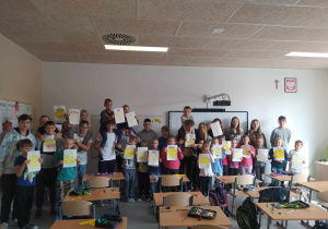 Klasa 8b i 1a.