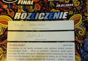 Dyplom uznania.