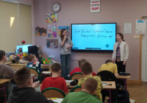Lekcja muzyki prowadzone przez uczennice