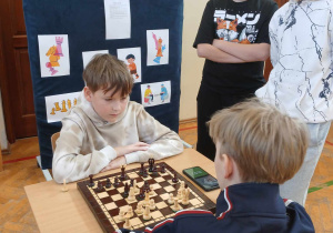Rozgrywki podczas Turnieju Szachowego