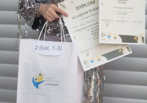 Zofia Pawlik po wręczeniu nagróg.