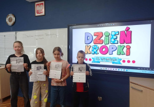 Dzień Kropki w klasie 5b.