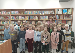 Wspólne zdjęcie w bibliotece