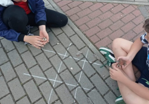 Lekcja matematyki w terenie.