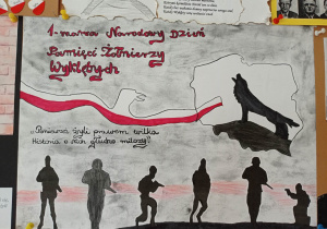 Plakat upamiętniający Żołnierzy Wyklętych.