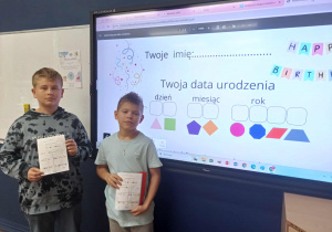 Uczniowie klasy 5b.