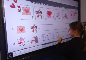 Walentynkowe ułamki.