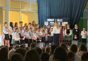 Szkolny chór.