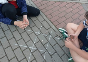 Lekcja matematyki w terenie.